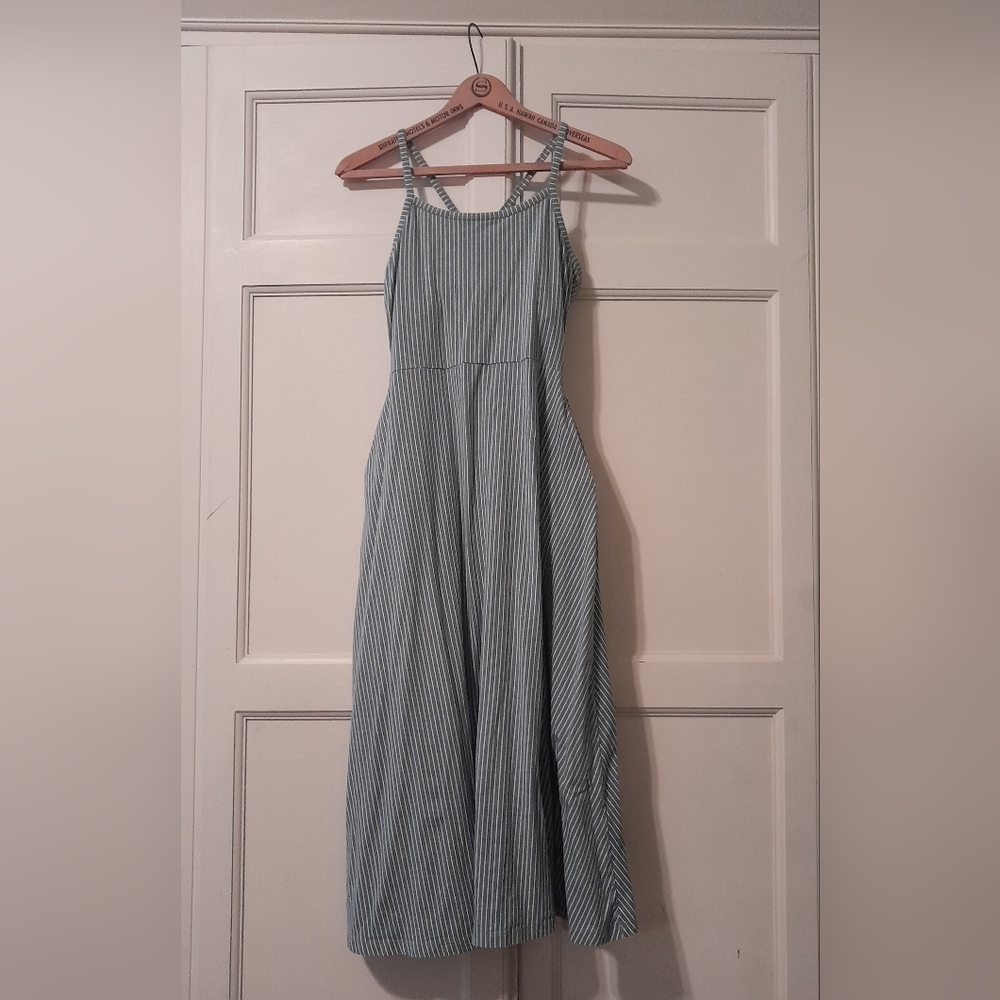 PACT Fit and Flare Midi Dress